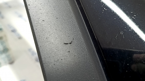 Front bumper, bare, 2021-23 Nissan Rogue, without parking sensors, US built, black, scratches, cracks in the mounts