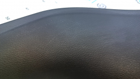 Upper left tailgate trim for a Jeep Compass 17-24, black, with a plug, scratched, worn
