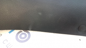 Upper left tailgate trim for a Jeep Compass 17-24, black, with a plug, scratched, worn