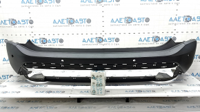 Bare rear bumper for Nissan Rogue 21-23 with parking sensors, US built, structure, scratches, dented