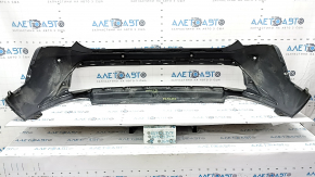 Bare rear bumper for Nissan Rogue 21-23 with parking sensors, US built, structure, scratches, dented