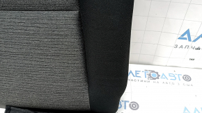 Right rear seat backrest, 2nd row, Nissan Rogue 21-22, black and gray cloth, US built, needs cleaning, dented