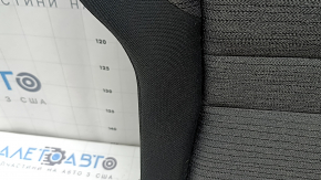 Right rear seat backrest, 2nd row, Nissan Rogue 21-22, black and gray cloth, US built, needs cleaning, dented