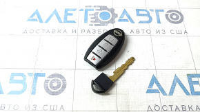 Nissan Rogue 21-22 SV 4-button key with white badge
