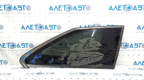 Rear right fixed glass window for Toyota Sienna 21-24 with chrome molding without curtain, tinted, glued