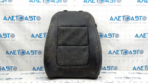 Driver's seat back upholstery for a VW Tiguan 09-17, black leather, heated, dry-cleanable
