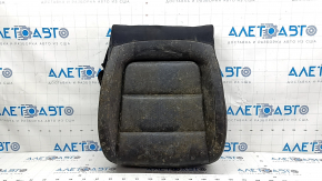 Driver's seat cushion upholstery for a VW Tiguan 09-17, black leather, heated, dry-cleanable