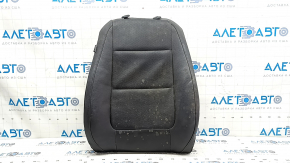 VW Tiguan 09-17 passenger seat back upholstery, black leather, heated, ready to clean