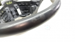 Naked steering wheel for a VW Tiguan 11-18 restyling, black leather, no buttons, ready for dry cleaning