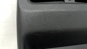 Rear center console trim for Nissan Rogue 21-22 with deflector, black, type 2, scratches