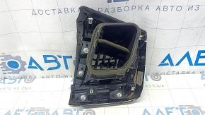 Left dashboard air vent deflector for Nissan Rogue 21-23 with trim, chrome finish