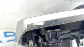 Left dashboard air vent deflector for Nissan Rogue 21-23 with trim, chrome finish