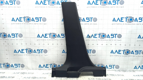 Lower Left Center Pillar Trim for Nissan Rogue 2021-2024 Black SV, SL, US Built, with Cap, Scratches