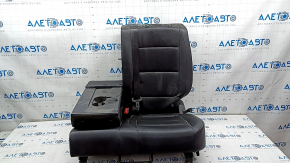 Rear seats, 2nd row, left side, VW Tiguan 09-18, black leather, dry cleanable