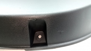 Black rear right door panel for Ford Escape MK4 20-22, beige leather armrest, with handle, scuffs, scratches