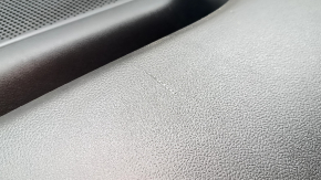 Black rear right door panel for Ford Escape MK4 20-22, beige leather armrest, with handle, scuffs, scratches