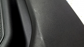 Black rear left door panel for Ford Escape MK4 2020-22, beige leather armrest, with handle, scuffs