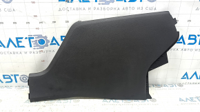 Left center console trim for Nissan Rogue 21-24, black, worn