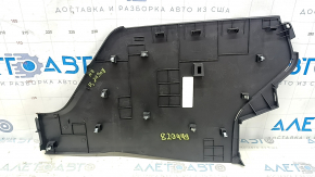 Right center console trim for Nissan Rogue 21-24, black, worn