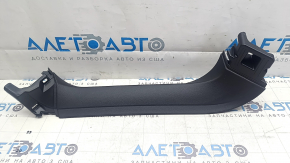 Left tailgate trim for Audi E-Tron 19-23, black, Quattro