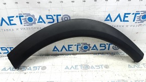 Rear left fender arch trim for Nissan Rogue 21-24 US built, structure, scratches, crack in fastener, broken fasteners