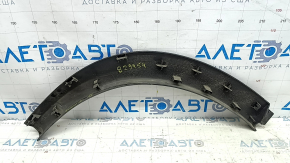 Rear left fender arch trim for Nissan Rogue 21-24 US built, structure, scratches, crack in fastener, broken fasteners