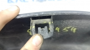 Rear left fender arch trim for Nissan Rogue 21-24 US built, structure, scratches, crack in fastener, broken fasteners