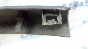 Rear right fender arch trim for Nissan Rogue 21-24 US built, structure, scratches, scuffs, broken fasteners, cracks in fasteners