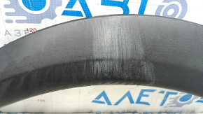 Rear right fender arch trim for Nissan Rogue 21-24 US built, structure, scratches, scuffs, broken fasteners, cracks in fasteners