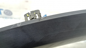 Rear right fender arch trim for Nissan Rogue 21-24 US built, structure, scratches, scuffs, broken fasteners, cracks in fasteners