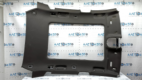 Porsche Macan 15-18 headliner, gray achatgrau fabric, for panoramic windows, burnt, fabric peeled off, dry clean, bent