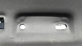 Porsche Macan 15-18 headliner, gray achatgrau fabric, for panoramic windows, burnt, fabric peeled off, dry clean, bent