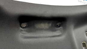Porsche Macan 15-18 headliner, gray achatgrau fabric, for panoramic windows, burnt, fabric peeled off, dry clean, bent