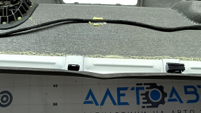 Porsche Macan 15-18 headliner, gray achatgrau fabric, for panoramic windows, burnt, fabric peeled off, dry clean, bent