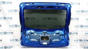 Naked tailgate with glass for Porsche Macan 15-18, aluminum, tinted, blue M5J, with opening button