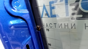 Naked tailgate with glass for Porsche Macan 15-18, aluminum, tinted, blue M5J, with opening button