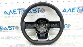 Naked steering wheel for Nissan Rogue 22-24, black rubber, US built, no buttons, scratches