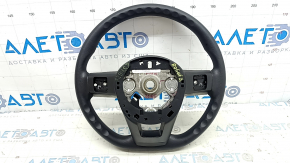 Naked steering wheel for Nissan Rogue 22-24, black rubber, US built, no buttons, scratches