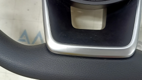 Naked steering wheel for Nissan Rogue 22-24, black rubber, US built, no buttons, scratches