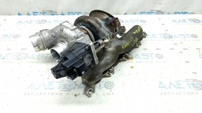 Turbocharger assembly with manifold for BMW 3 G20 19-25 2.0T, plug-in with 17kV actuator, water contact