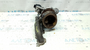 Turbocharger assembly with manifold for BMW 3 G20 19-25 2.0T, plug-in with 17kV actuator, water contact