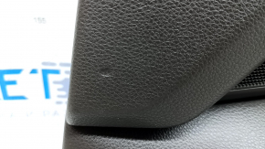 Door trim, front right card, Porsche Macan 15-24, gray achatgrau, for seat memory, insert black gloss, with handle, scratches, dent, turned white