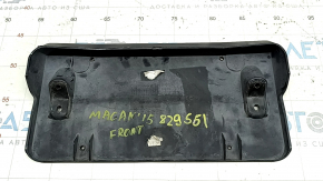The front license plate area of the Porsche Macan 15-18 is worn out.
