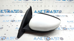 Left side mirror assembly for Ford Escape MK4 20-22, 12 pins, heated, turn signal, memory, BSM, white, scratches