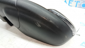 Left side mirror assembly for Ford Escape MK4 20-22, 12 pins, heated, turn signal, memory, BSM, white, scratches