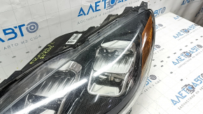Left front headlight assembly for Ford Escape MK4 20-22 LED, needs polishing, cracked varnish