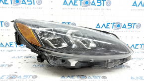 Right front headlight assembly for Ford Escape MK4 20-22 LED, needs polishing, cracked varnish