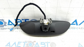 Interior mirror for Porsche Macan 15-19, gray achatgrau, with rain sensor, auto-dimming, with cover, missing peephole