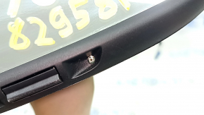 Interior mirror for Porsche Macan 15-19, gray achatgrau, with rain sensor, auto-dimming, with cover, missing peephole