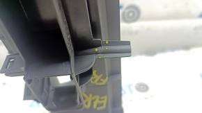 Front right window lift control trim panel for Audi E-Tron 19-23, cracked fasteners, chipped, worn
